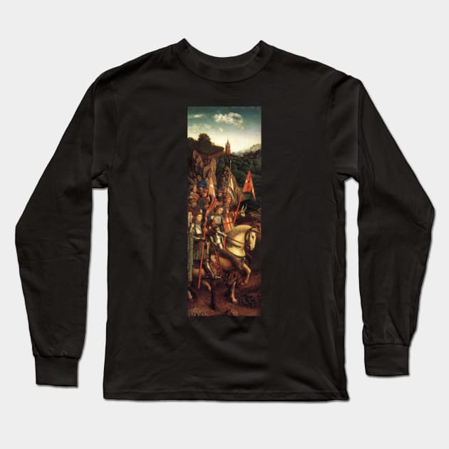 the soldiers of christ 1430 - Jan van Eyck Long Sleeve T-Shirt by Kollagio